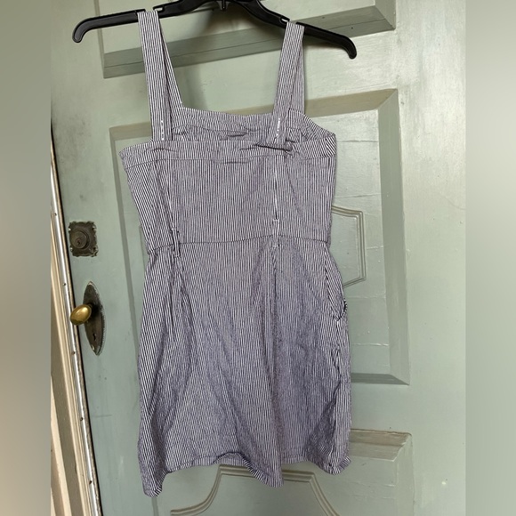 HOLLISTER Black/white Stripe Mini Sundress Sz Medium - Picture 8 of 10